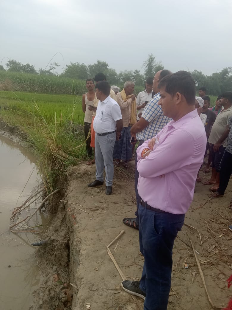 Superintending Engineer from Lucknow surveyed the cutting site