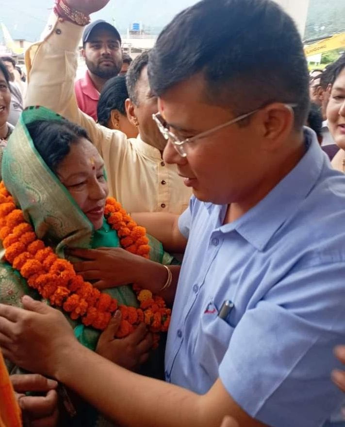 boothwise result of By election in bageshwar