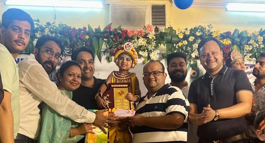 Yuvan Gets First Prize in Krishna Bano Comp