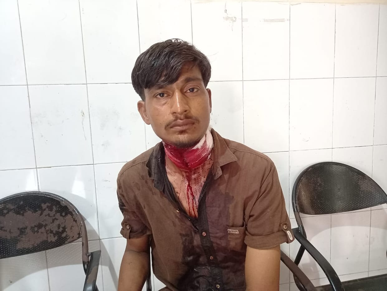 Brother-in-law and mother-in-law slit throat with sharp weapon, condition critical