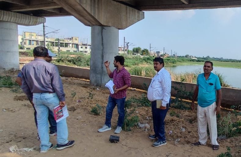 Main disposal line came in the way of construction of Loharu Railway Overbridge, now it will be shifted