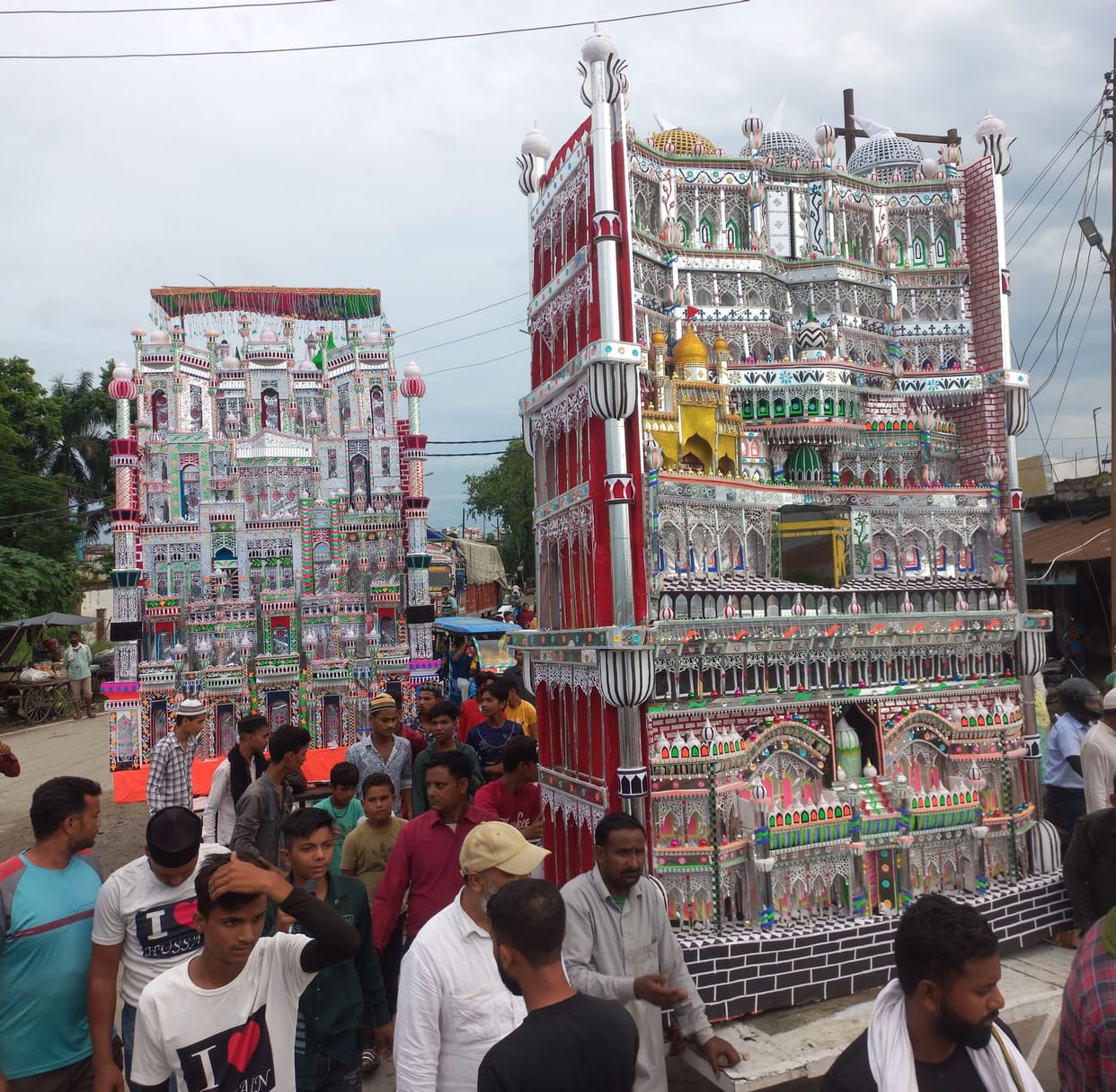 Taziya rally in usnagar