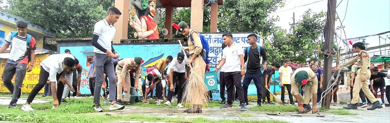 NCC cadet launched cleanliness campaign