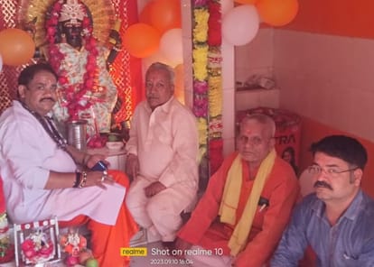 Bhandara on the installation day of Bhairodev's statue