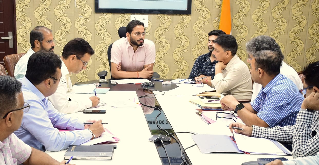 dc, meeting, jal shakti mission