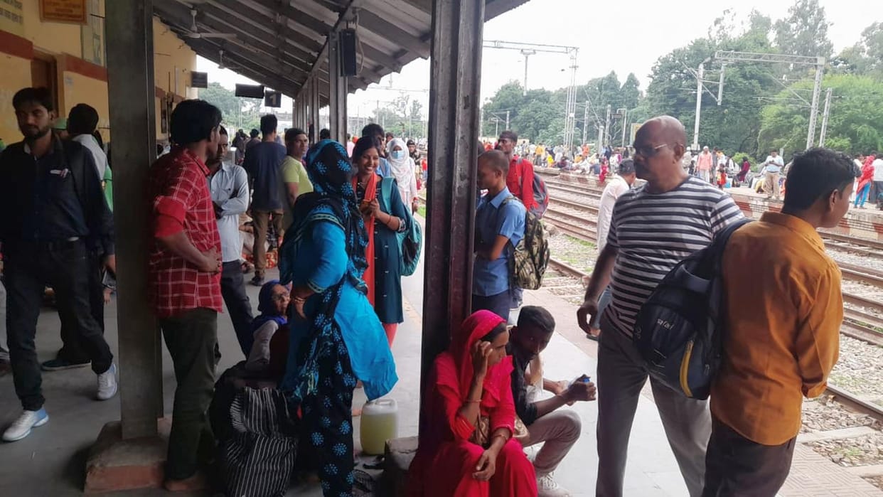 two trains cancelled