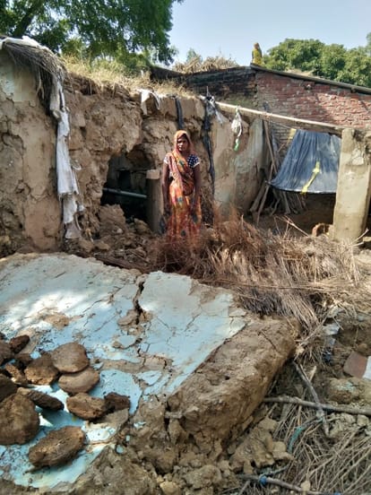 Raw houses collapsed due to rain in villages of Jalalabad tehsil