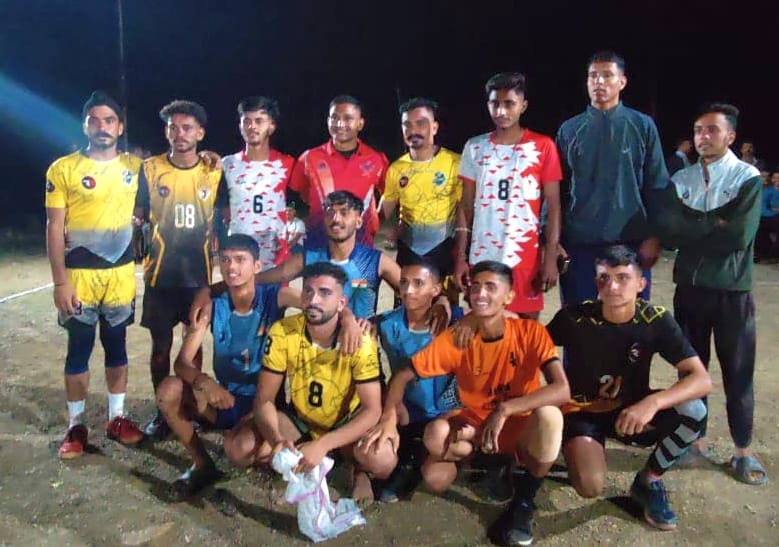 gojar team win volleyball pratiyogita