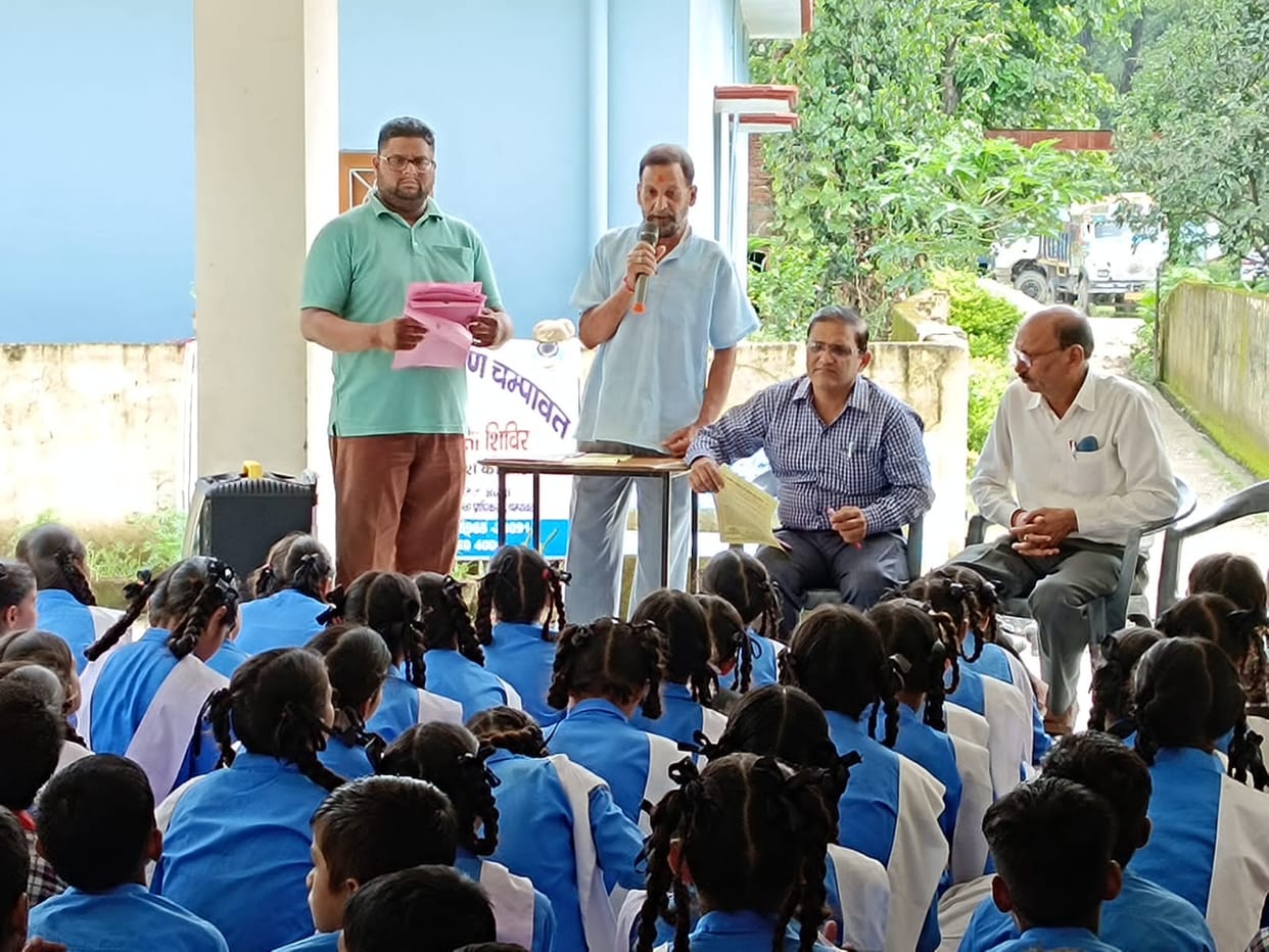 Made students aware about road safety