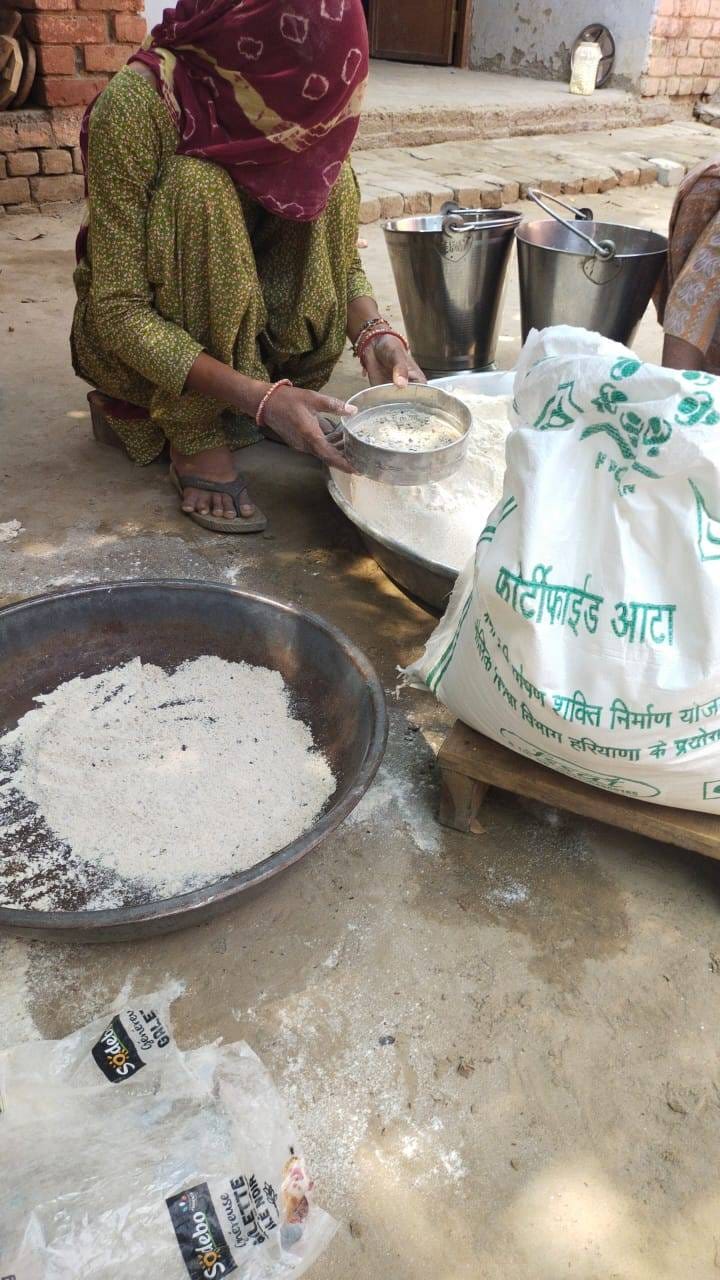 Rusted pieces of iron and insects found in mid-day meal flour
