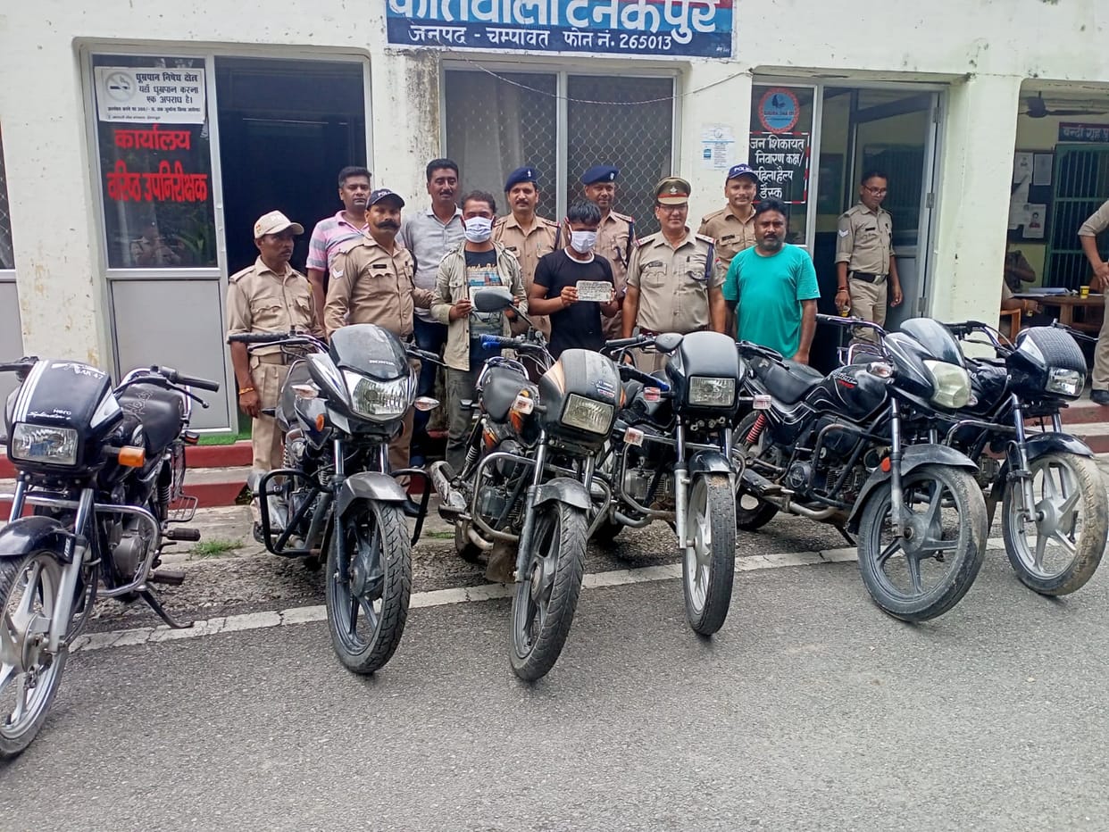 Bike thief gang busted in Tanakpur