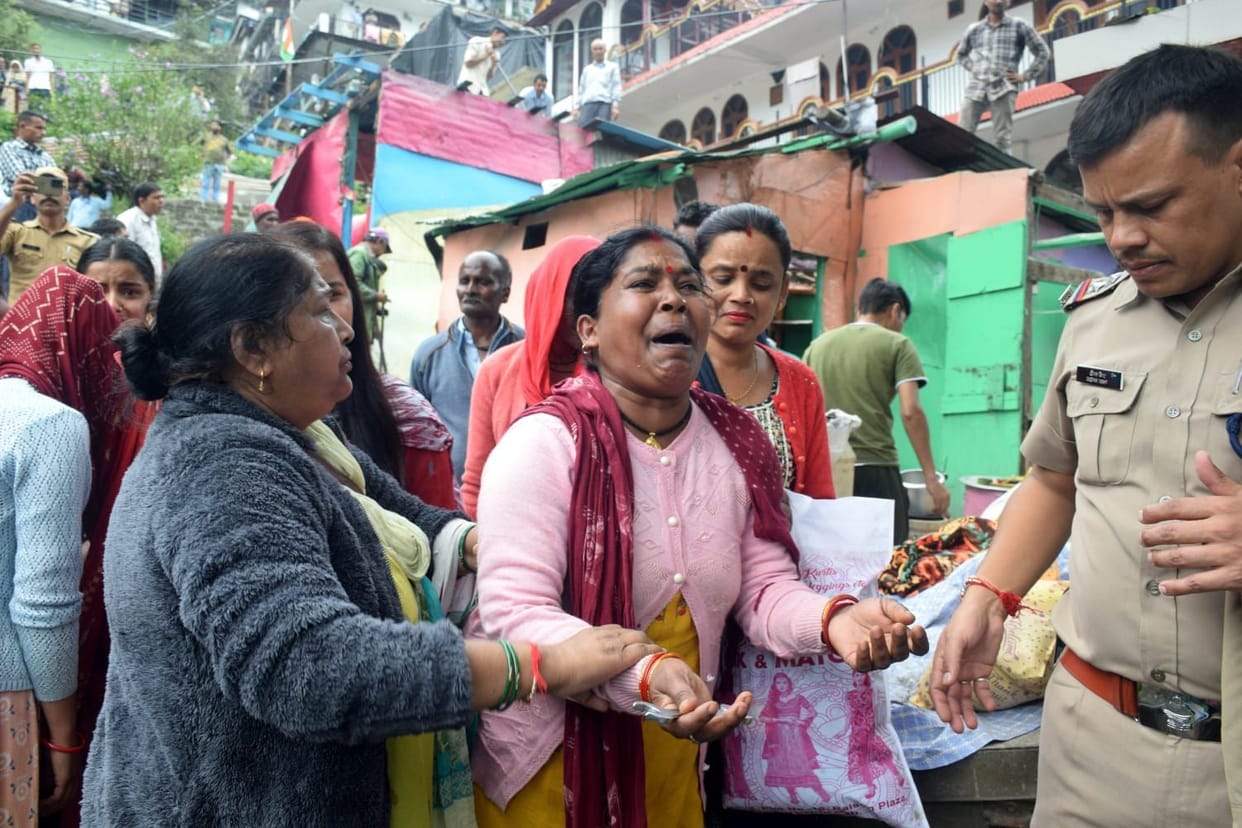 People themselves started demolishing their houses.