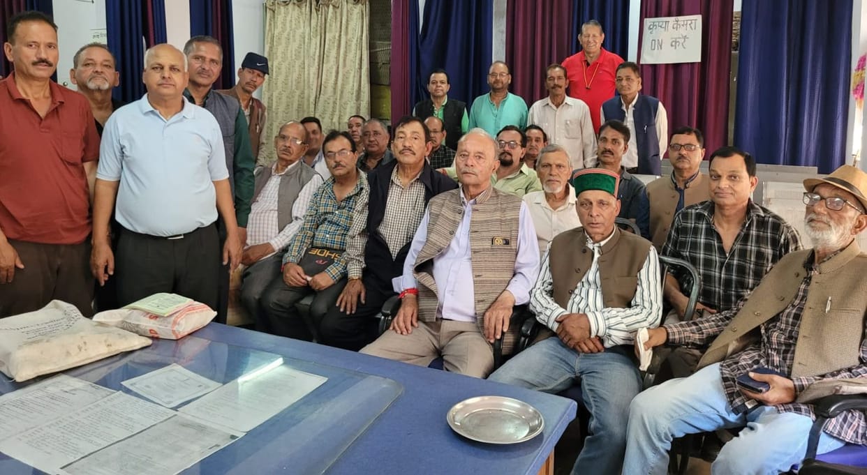 rampur news, hrtc, pensioner, meting,