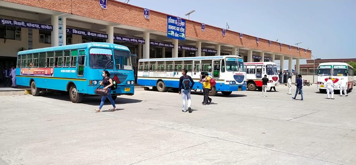 Roadways bus service going to Dhighana resumes in the afternoon