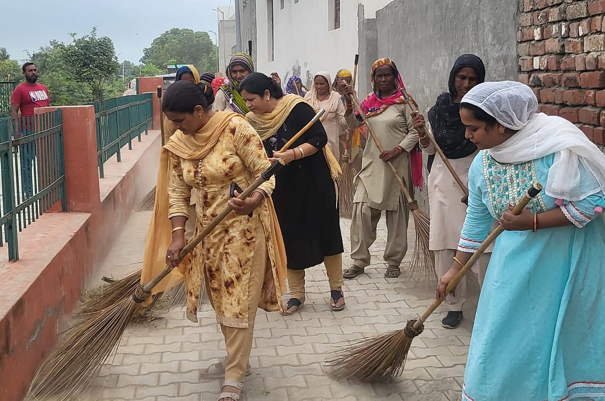 Cleanliness campaign started from ward one and two under the leadership of NP Pradhan