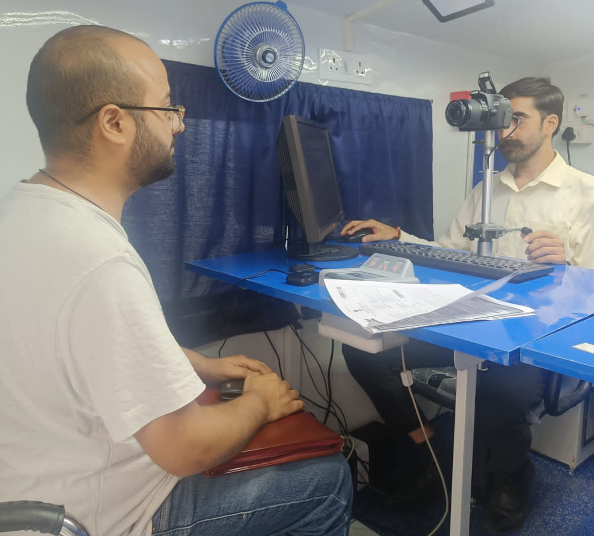 Now passport van will come to you, you will be able to apply