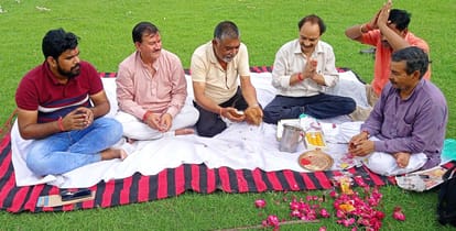 Bhoomi pujan done for Shri Ganesh Mahotsav