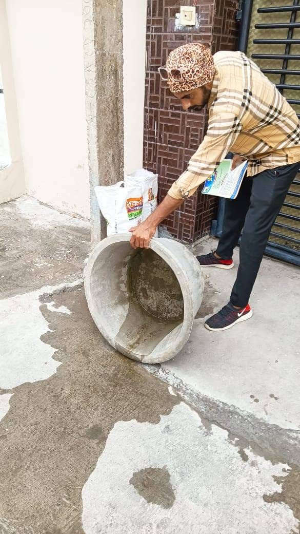 Three cases of dengue found, including two children, larvae found in 26 houses