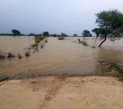 Two dozen villages became islands, contact with district headquarters lost