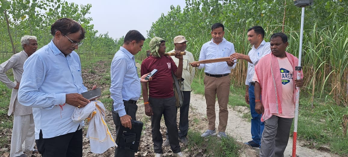 Marking begins for installation of pillars on UP-Haryana border