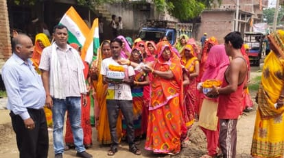 BJP workers roamed from village to village, collected soil and ash from every house