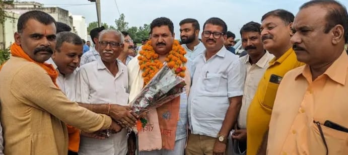 Bhupendra Chauhan reached BJP District President from student politics