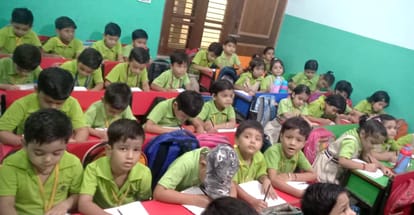 Vyom, Shaurya and Aarohi top in calligraphy competition