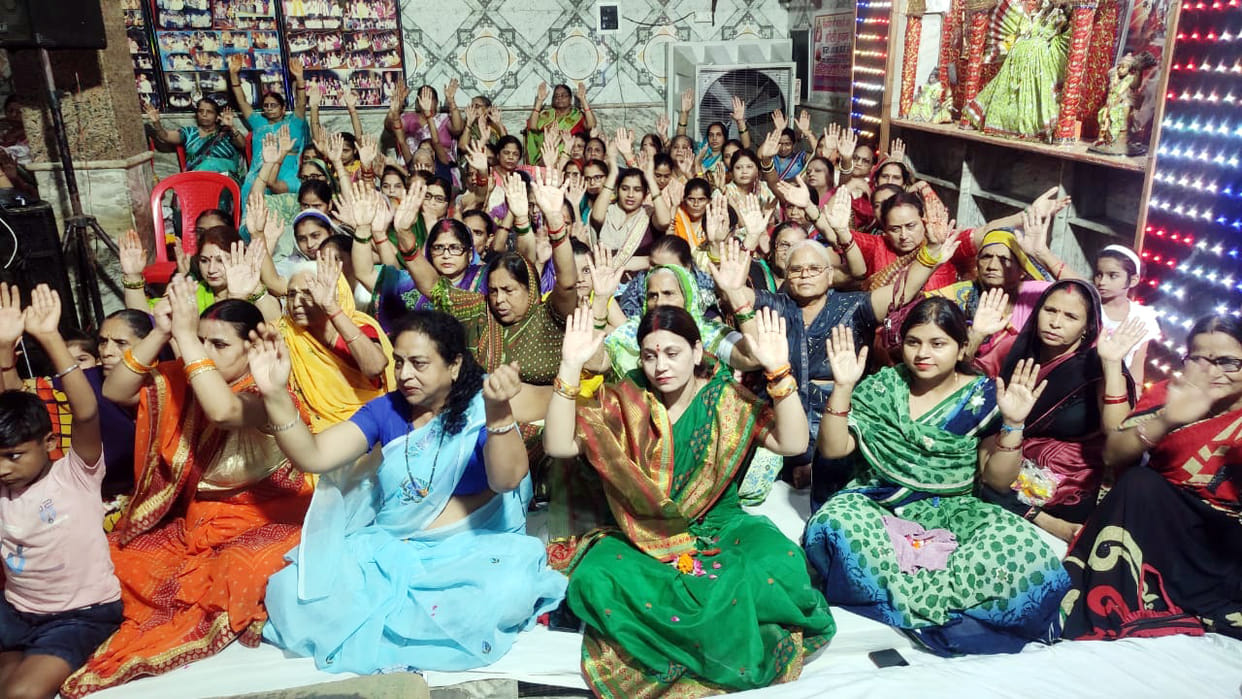 Devotees celebrated Ganesh Janmotsav