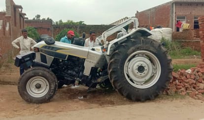 Tractor damaged in collision with DCM, three injured