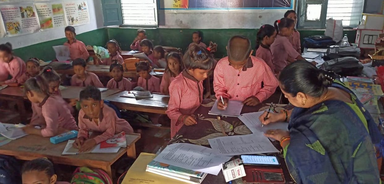 Proficiency assessment examination conducted in 1801 schools of the district