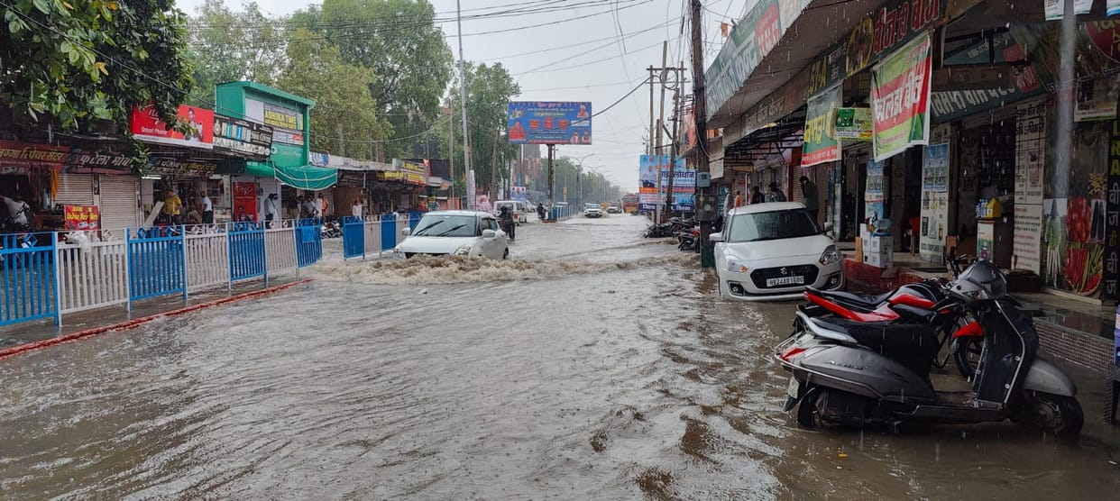20 mm rain in 30 minutes, location of CM's Jan Samvad program had to be changed