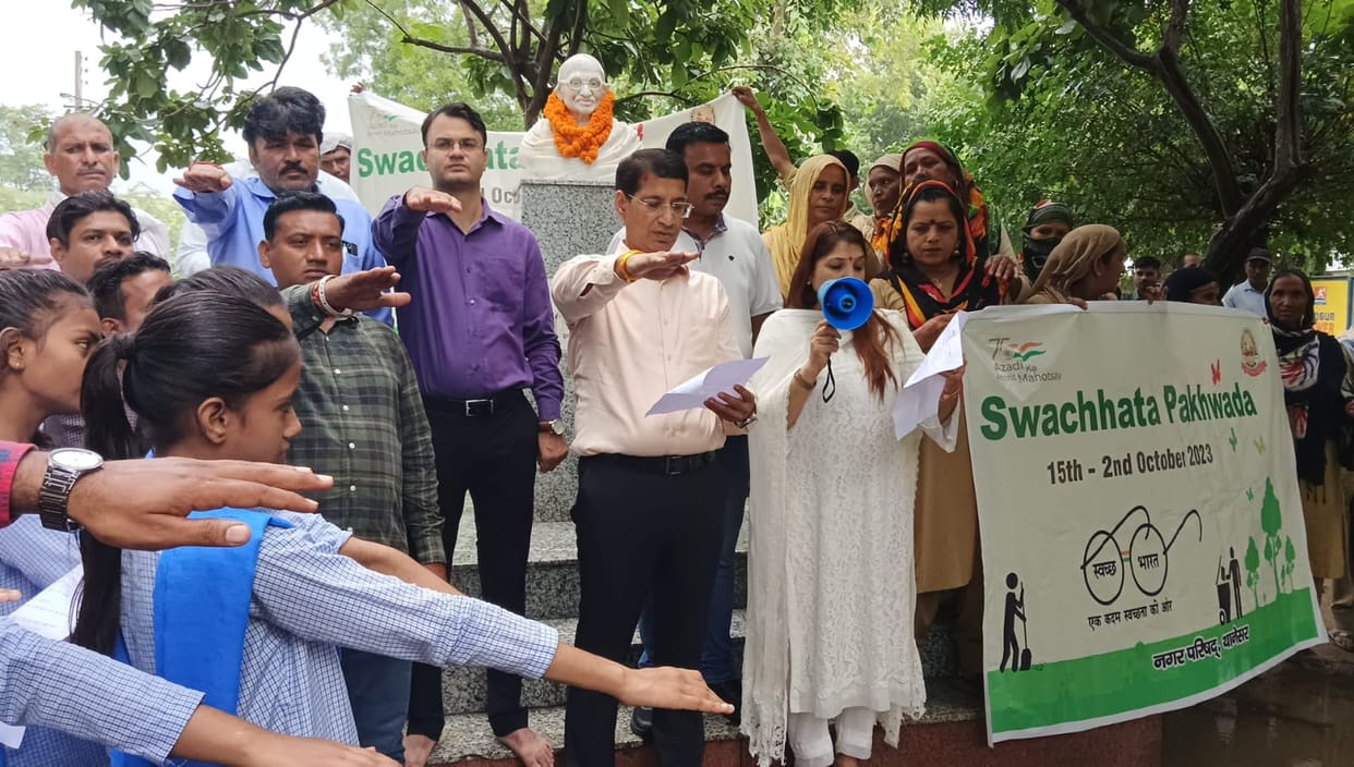 Cleanliness Fortnight started by Thanesar Municipal Council