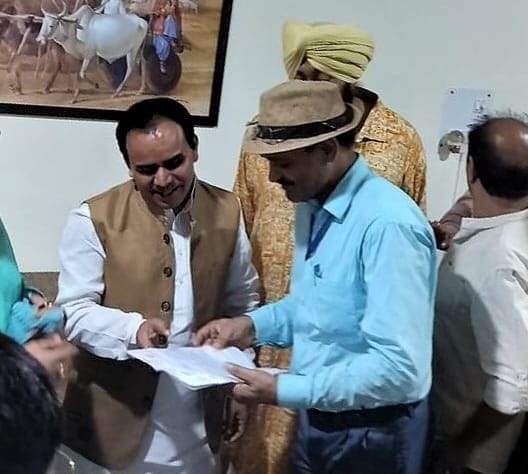 Minister dr. dhan singh in usnagar