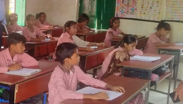 Assessment examination held in council schools, sweat left in copy scanning