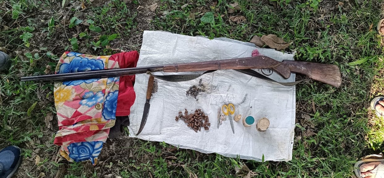 Hunter caught with country made gun