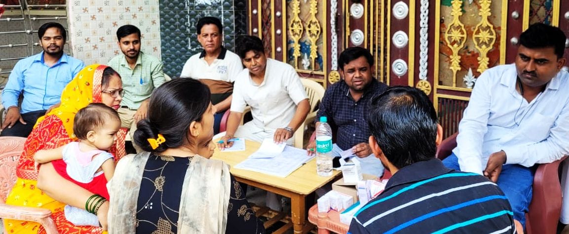 104 viral patients found in Indiranagar, medicine distributed by setting up camp