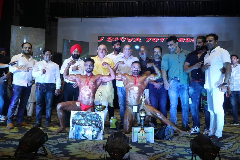 Great performance in body building and fitness competition