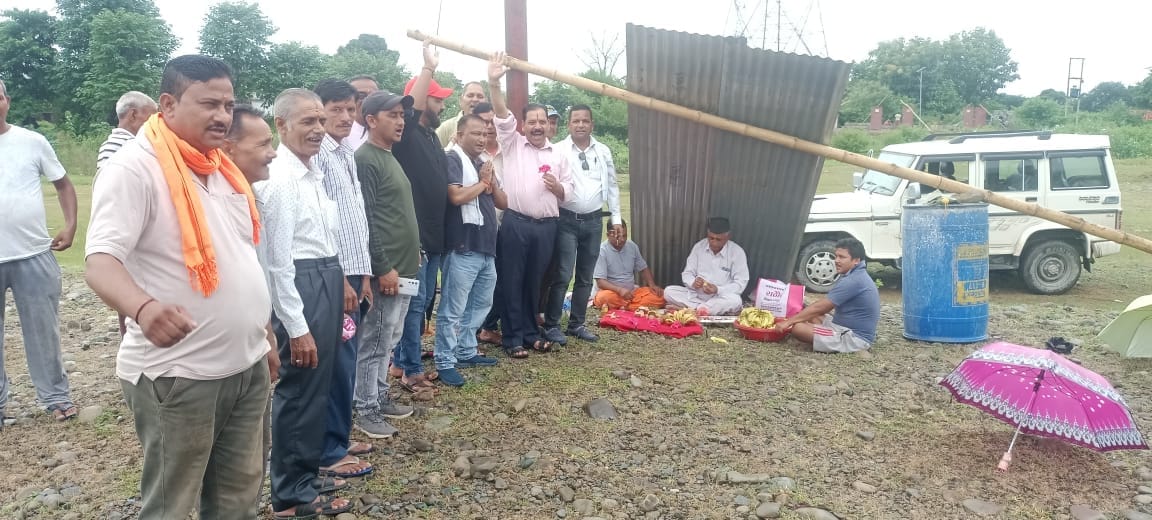 Bridge construction started in Kirora between Nayakgoth-Thwalkheda