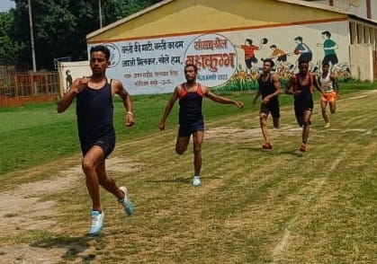 Selection of players for state level athletics competition