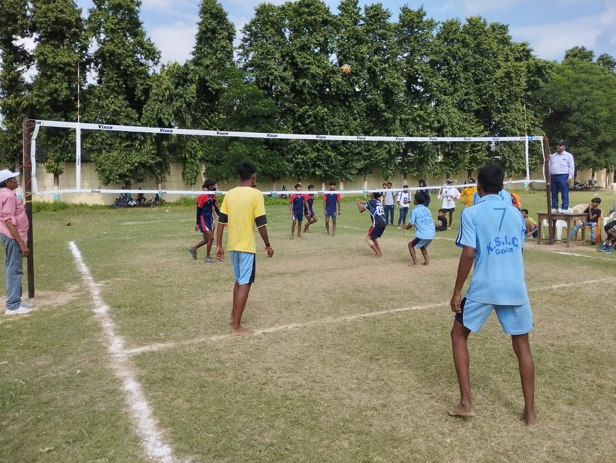 PK Inter College won the volleyball championship