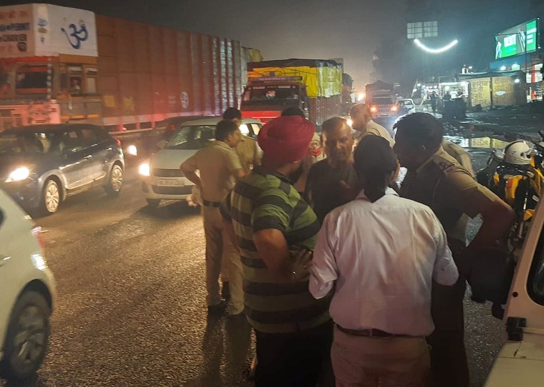 Young man dies due to truck collision, two friends seriously injured, two km long traffic jam