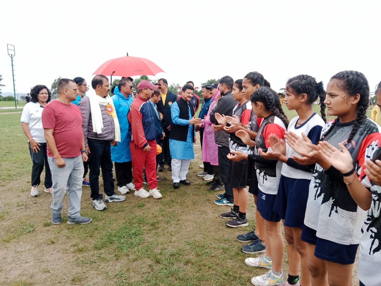 Almora won the inaugural handball match