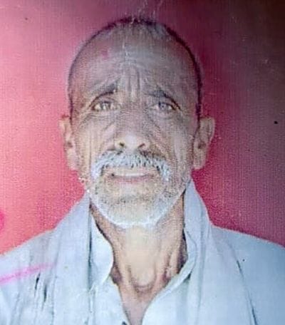 The buffalo picked up the farmer and threw him into a water filled pit, he died by drowning