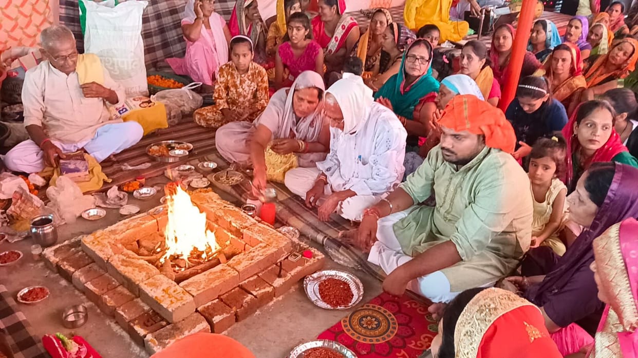 worship of vishwakarma in usnagar