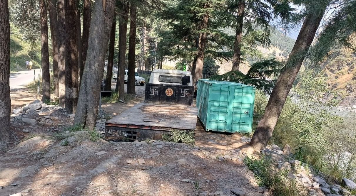 Containers parked in place of Eco Park