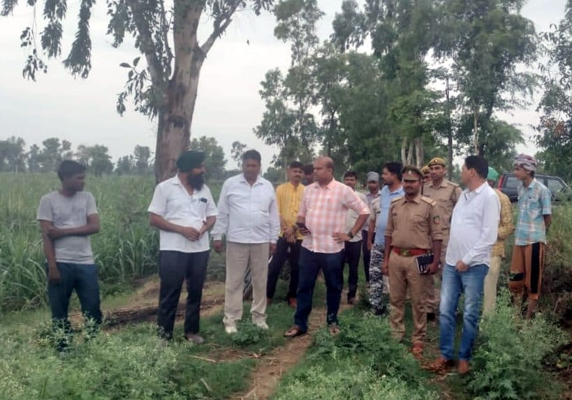 Tiger made shelter in bushes, panic among people