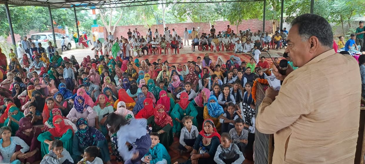 200 yards of land was provided to Suman Bhatol's group, which demanded a factory from the CM