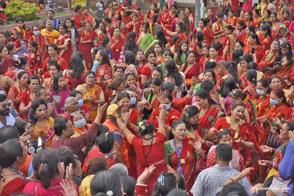 Haritalika Teej was celebrated with great pomp in Nepal