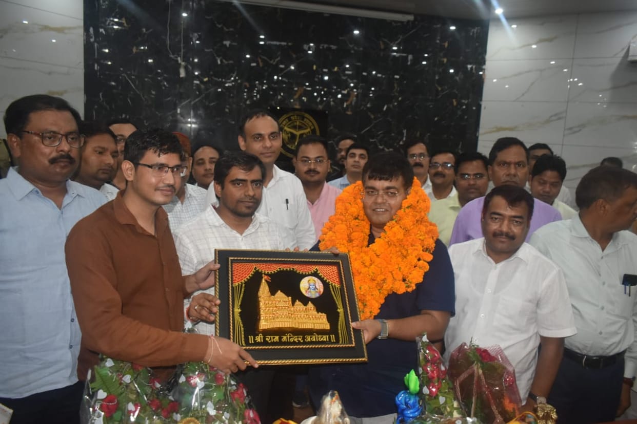 Outgoing District Magistrate Sanjeev Ranjan