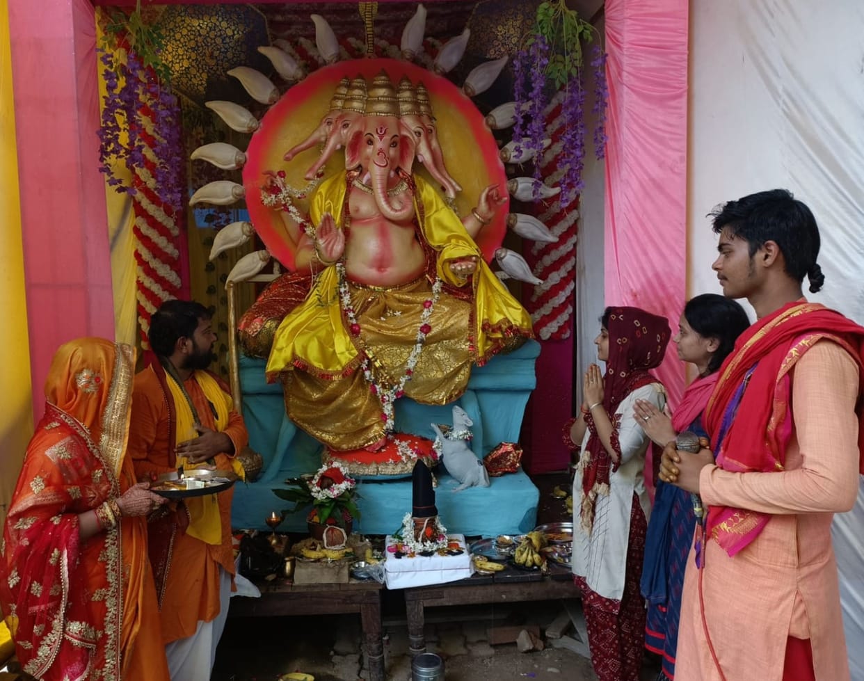Ganesh Utsav celebrated with cheers and prayers